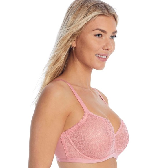 CAMIO‎ MIO Pale Punch All Over Lace Underwire Bra, US 34DDD - Picture 8 of 8